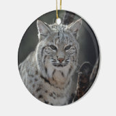 Creeping Bobcat Keramisch Ornament (Links)