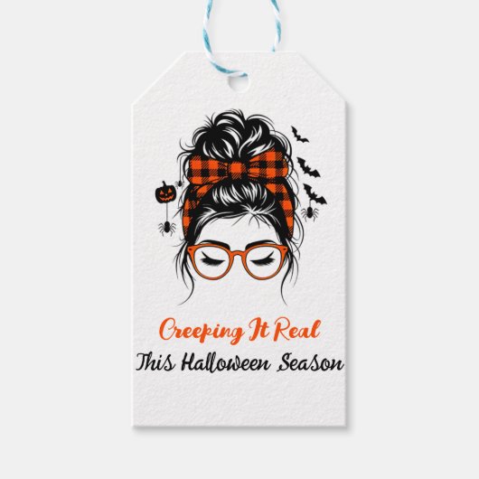 Creeping It Real dit Halloween seizoen Cadeaulabel (Voorkant)