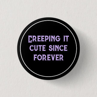 Creeping it Schattige! pastelkleurige Gothic Ronde Button 3,2 Cm