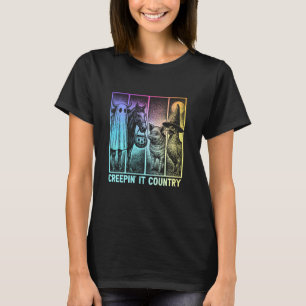 Creepinu2019 Het Landelijke Halloween Boerderij Di T-shirt