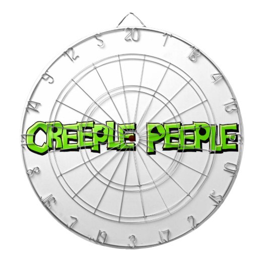 Creeple Peeple dartbord (Voorkant)