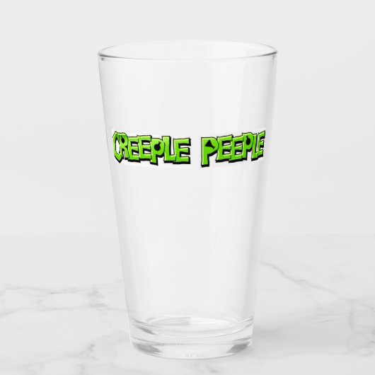 Creeple Peeple drinkglas Glas (Voorkant)