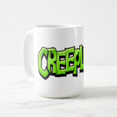 Creeples koffiekop koffiemok (Voorkant links)