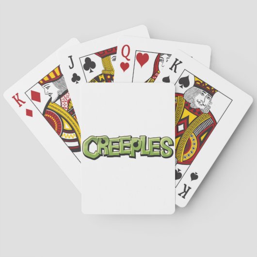 Creeples spelend kaart (Achterkant)