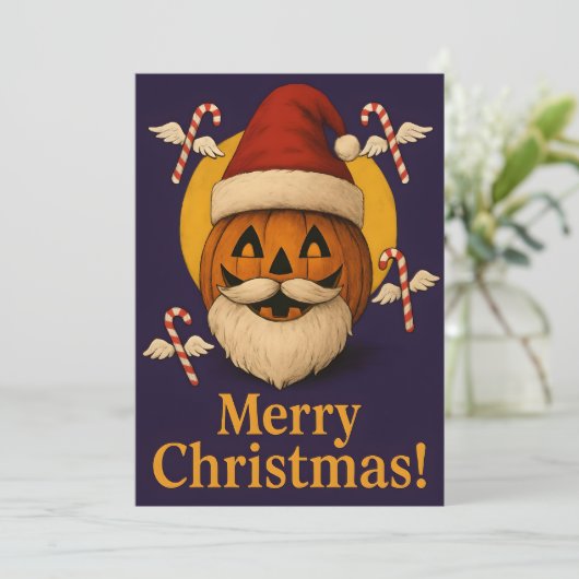 Creepmas Cheer Feestdagenkaart (Staand voorkant)