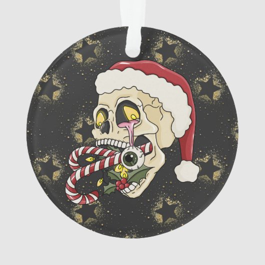 Creepmas Santa Skull Ornament (achterkant)