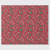 Creepmas-skelet Cadeaupapier (Vlak)