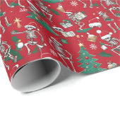 Creepmas-skelet Cadeaupapier (Rol Hoek)
