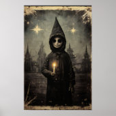 Creepmas Spooky Gothic  Boy Poster (Voorkant)