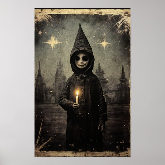 Creepmas Spooky Gothic  Boy Poster (Voorkant)