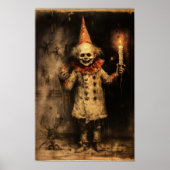 Creepmas Spooky Gothic Clown Poster (Voorkant)