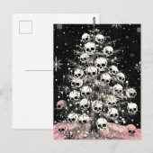 Creepmas Spooky Skulls Gothic Briefkaart (Voorkant / Achterkant)
