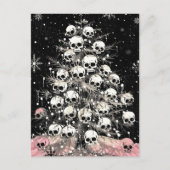 Creepmas Spooky Skulls Gothic Briefkaart (Voorkant)