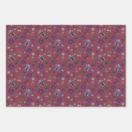 Creepmas w/ Haunted House, Skulls, Wrearies, Coffi Inpakpapier Vel