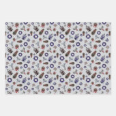 Creepmas w/ Haunted House, Skulls, Wrearies, Coffi Inpakpapier Vel (Voorkant 3)