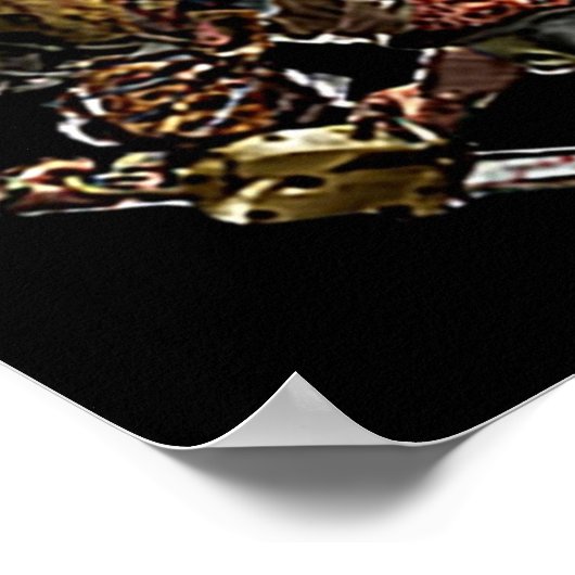 Creeps Halloween Horror Movies Gift Poster (Hoek)