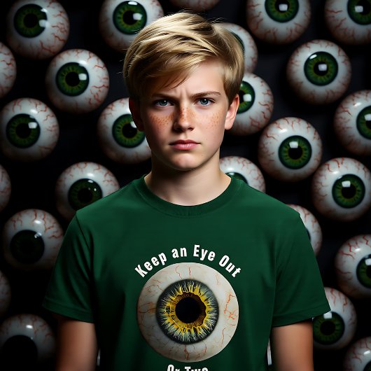 Creepy aanpasbaar Houd een oogje uit T-shirt