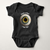 Creepy aanpasbare Oogspion met mijn griezelige oog Romper (Voorkant)