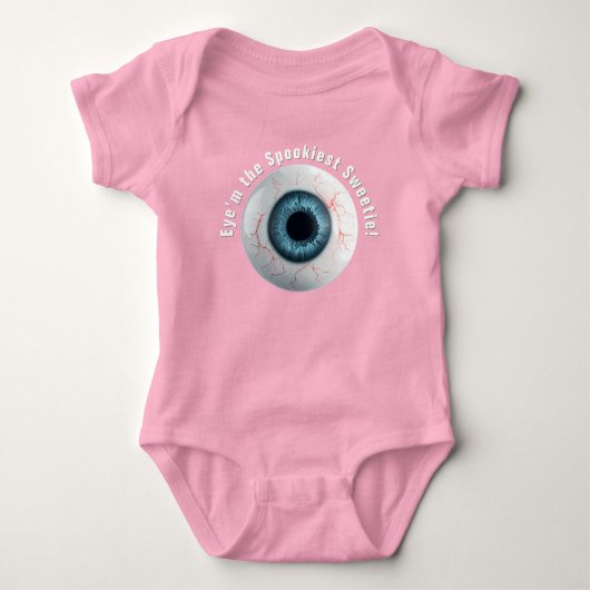 Creepy aanpasbare Oogspion met mijn griezelige oog Romper (Voorkant)