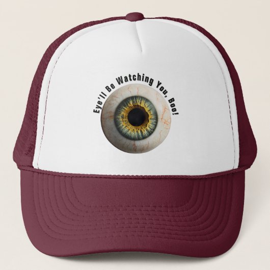 Creepy aanpasbare spook-tacular trucker pet (Voorkant)