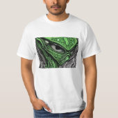 Creepy Abstract Alien T-shirt (Voorkant)