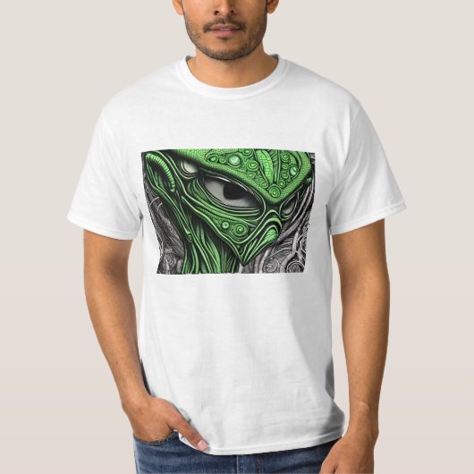 Creepy Abstract Alien T-shirt (Voorkant)