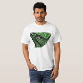 Creepy Abstract Alien T-shirt (Voorkant volledig)