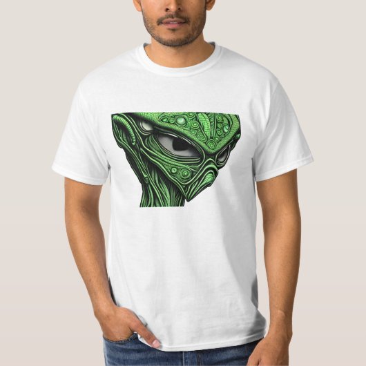 Creepy Abstract Alien T-shirt (Voorkant)