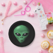 Creepy Alien Papieren Bordje (Feest)