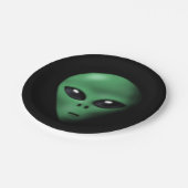 Creepy Alien Papieren Bordje (Gekanteld)