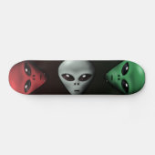 Creepy Alien Persoonlijk Skateboard (Horizontaal)