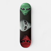 Creepy Alien Persoonlijk Skateboard (Voorkant)