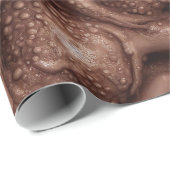 Creepy Alien Tentacle Dark Brown Cadeaupapier (Rol Hoek)