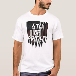Creepy American Flag T-shirt - 4e van Fright