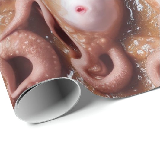 Creepy and Gross Alien Eyeball and Tentacle Stew Cadeaupapier (Rol Hoek)