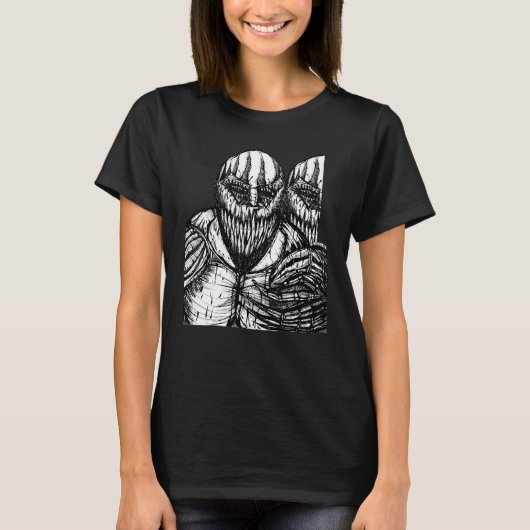 Creepy ang el en sata n en Hallo T-shirt (Voorkant)