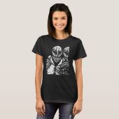 Creepy ang el en sata n en Hallo T-shirt (Voorkant volledig)