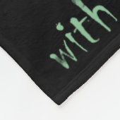 Creepy Angry Potato Chainzaag Horror Movie Lovers Fleece Deken (Hoek)