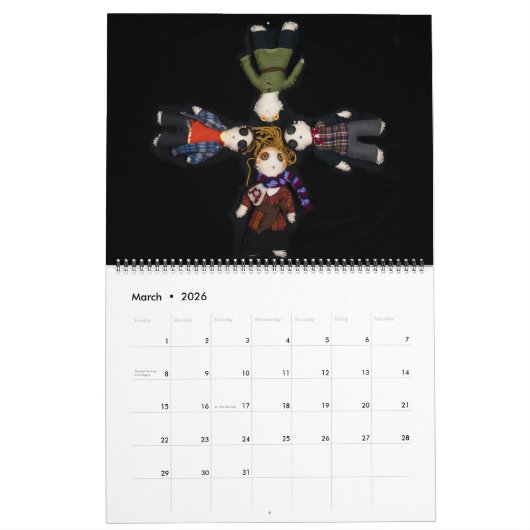 Creepy Anya 2021 Kalender (Mar 2026)