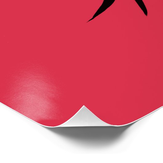 Creepy Art Weird Gothic Hand Biting Flower Monster Perfect Poster (Hoek)