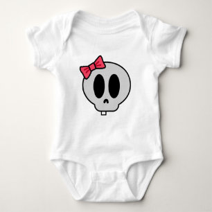 Creepy Baby Girl Romper