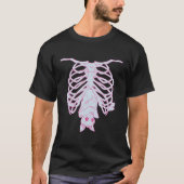 Creepy Bat Pastel Gothic Wiccan En Witchcraft Kawa T-shirt (Voorkant)