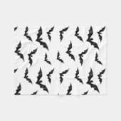Creepy Bats Fleece Deken (Voorkant (Horizontaal))
