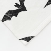 Creepy Bats Fleece Deken (Hoek)