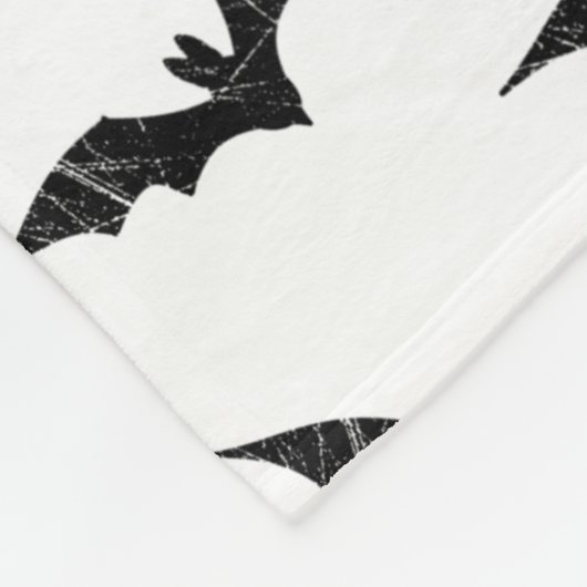 Creepy Bats Fleece Deken (Hoek)