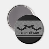 Creepy Bats Halloween Magnet, Light Grey Magneet (Voorkant / Achterkant)