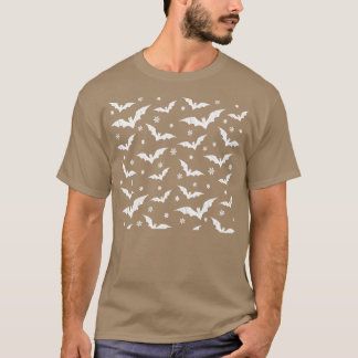 Creepy Bats-kerstontwerp T-shirt