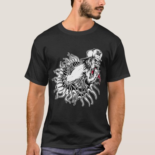 Creepy Beast Cool Graphic T-shirt (Voorkant)
