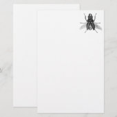 Creepy Beetle Bug met Scarey Pincher Mandibles Briefpapier (Voorkant / Achterkant)