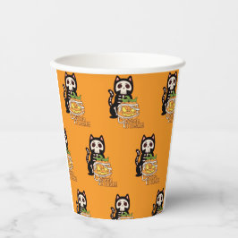 🧡 Creepy Bekers! 🎃 Papieren Bekers
